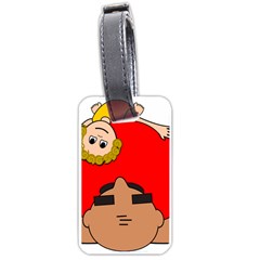 Comic-characters-grandfather Luggage Tag (one Side) by 99art