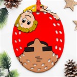 Comic-characters-grandfather Ornament (Oval Filigree) Front