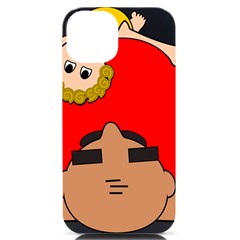 Comic-characters-grandfather Iphone 14 Black Uv Print Case by 99art