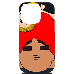 Comic-characters-grandfather Iphone 14 Pro Black Uv Print Case by 99art