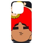 Comic-characters-grandfather iPhone 14 Pro Black UV Print Case Front