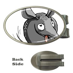 Animal-armadillo-armored-ball- Money Clips (oval) 