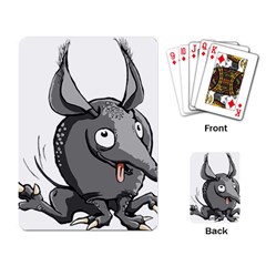 Animal-armadillo-armored-ball- Playing Cards Single Design (rectangle) by 99art