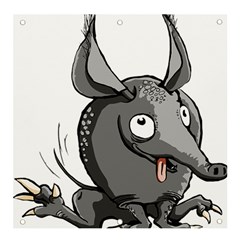 Animal-armadillo-armored-ball- Banner And Sign 4  X 4  by 99art