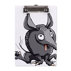 Animal-armadillo-armored-ball- A5 Acrylic Clipboard by 99art