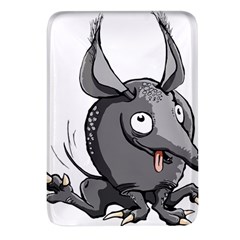 Animal-armadillo-armored-ball- Rectangular Glass Fridge Magnet (4 Pack) by 99art