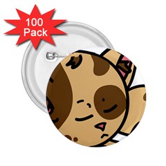 Cat-cartoon-pet-kitten-character 2.25  Buttons (100 pack) 