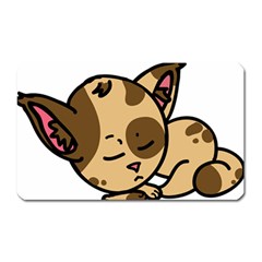 Cat-cartoon-pet-kitten-character Magnet (Rectangular)