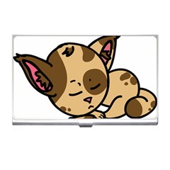 Cat-cartoon-pet-kitten-character Business Card Holder