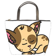 Cat-cartoon-pet-kitten-character Bucket Bag