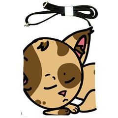 Cat-cartoon-pet-kitten-character Shoulder Sling Bag by 99art