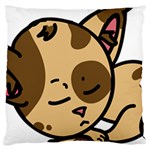 Cat-cartoon-pet-kitten-character Large Cushion Case (One Side) Front