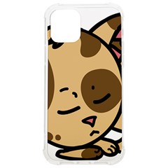 Cat-cartoon-pet-kitten-character Iphone 12/12 Pro Tpu Uv Print Case by 99art