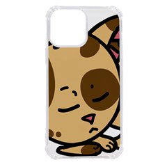 Cat-cartoon-pet-kitten-character Iphone 13 Pro Max Tpu Uv Print Case by 99art