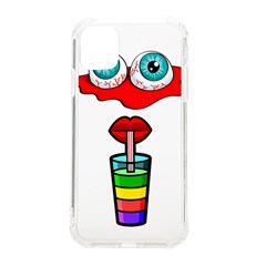 Animation-eyes-cartoon-cute-comic Iphone 11 Tpu Uv Print Case by 99art