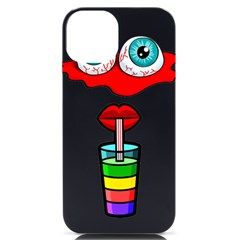 Animation-eyes-cartoon-cute-comic Iphone 14 Black Uv Print Case by 99art