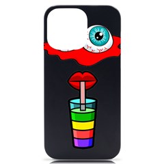 Animation-eyes-cartoon-cute-comic Iphone 14 Pro Max Black Uv Print Case by 99art