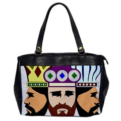 Comic-characters-eastern-magi-sages Oversize Office Handbag by 99art