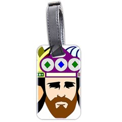 Comic-characters-eastern-magi-sages Luggage Tag (two Sides) by 99art