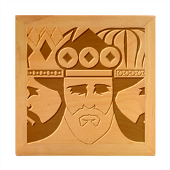 Comic-characters-eastern-magi-sages Wood Photo Frame Cube by 99art