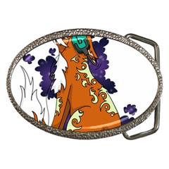 Fuchs-comic-music-wild-animal-cute Belt Buckles by 99art