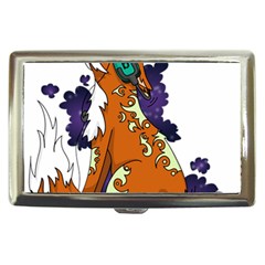 Fuchs-comic-music-wild-animal-cute Cigarette Money Case by 99art