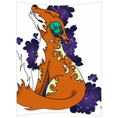 Fuchs-comic-music-wild-animal-cute Back Support Cushion by 99art