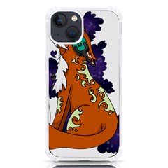 Fuchs-comic-music-wild-animal-cute Iphone 13 Tpu Uv Print Case