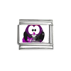 Bird-music-animation-animal Italian Charm (9mm) by 99art