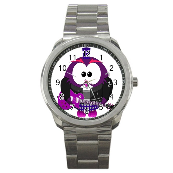 Bird-music-animation-animal Sport Metal Watch