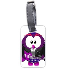 Bird-music-animation-animal Luggage Tag (one Side) by 99art