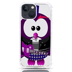 Bird-music-animation-animal Iphone 13 Mini Tpu Uv Print Case by 99art