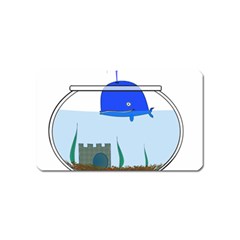 Wal-fish-small-world-lake-sea Magnet (name Card) by 99art