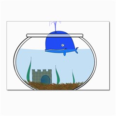 Wal-fish-small-world-lake-sea Postcards 5  X 7  (pkg Of 10) by 99art