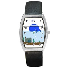 Wal-fish-small-world-lake-sea Barrel Style Metal Watch by 99art