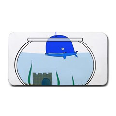 Wal-fish-small-world-lake-sea Medium Bar Mat by 99art