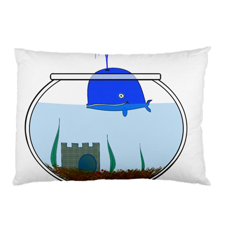 Wal-fish-small-world-lake-sea Pillow Case