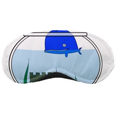 Wal-fish-small-world-lake-sea Sleeping Mask by 99art