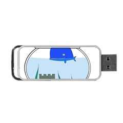 Wal-fish-small-world-lake-sea Portable Usb Flash (two Sides) by 99art