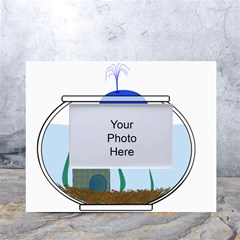 Wal-fish-small-world-lake-sea White Tabletop Photo Frame 4 x6  by 99art