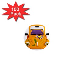 Car-transportation-cartoon-comic 1  Mini Magnets (100 Pack)  by 99art