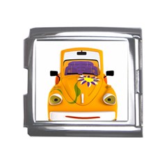 Car-transportation-cartoon-comic Mega Link Italian Charm (18mm) by 99art