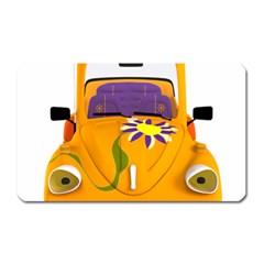 Car-transportation-cartoon-comic Magnet (rectangular) by 99art