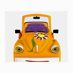 Car-transportation-cartoon-comic Small Glasses Cloth