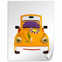 Car-transportation-cartoon-comic Canvas 12  X 16  by 99art