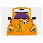 Car-transportation-cartoon-comic Large Glasses Cloth (2 Sides) Front