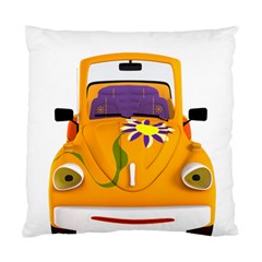 Car-transportation-cartoon-comic Standard Cushion Case (one Side) by 99art