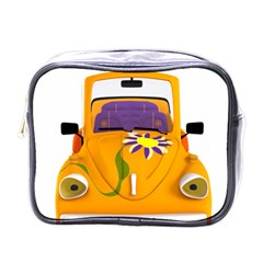 Car-transportation-cartoon-comic Mini Toiletries Bag (one Side) by 99art