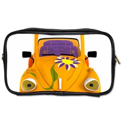 Car-transportation-cartoon-comic Toiletries Bag (two Sides) by 99art