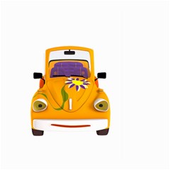 Car-transportation-cartoon-comic Large Garden Flag (two Sides) by 99art